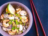 Bouillon asiatique aux crevettes