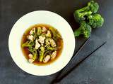 Bouillon miso-dinde-brocoli