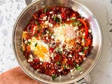 Chakchouka aux haricots rouges et à la feta