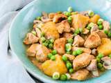 Curry de poulet printanier