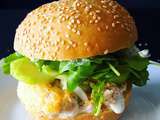 Fresh burger au saumon mi-cuit