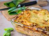 Lasagnes blanches à la dinde et aux poireaux