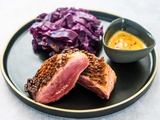 Magret de canard et chou rouge sucré-salé