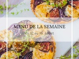 Menu de la semaine du 12 au 16 juillet