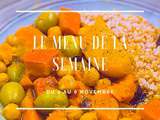 Menu de la semaine du 2 au 6 novembre