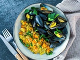 Moules à l’orientale et boulgour aux carottes