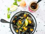 Moules au curry, la recette trop bonne