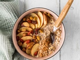 Porridge de la nuit à la cannelle