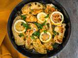 Poulet piccata au citron et aux câpres