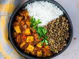 Rougail végétarien au tofu fumé