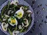 Salade complète aux lentilles et haricots verts