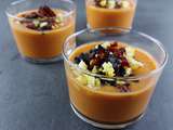 Salmorejo con chorizo