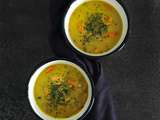 Soupe indienne au poulet mulligatawny