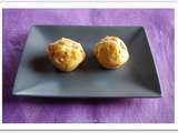 Muffins au jambon et gruyere