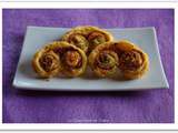 Palmiers au pesto et tomates sechees