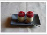 Panna cotta speculoos et framboises