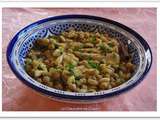 Poulet aux pois chiches et amandes