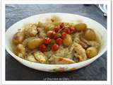 Poulet cajun, pommes grenailles