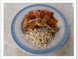 Tajine de poulet au sirop d'agave