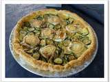 Tarte courgettes et chevre