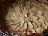 Tarte aux pommes/noisette/rhum