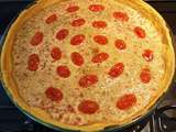 Tarte jambon tomate au curry (Thermomix)