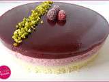 Entremet framboise vanille