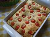 Clafoutis de tomates cerises et jambon