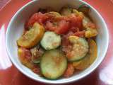 Courgettes au fenugrec