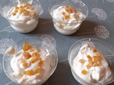 Crème au mascarpone et aux oranges confites