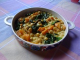 Curry de pois chiches, butternut et épinards