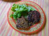 Galettes de lentilles corail et champignons