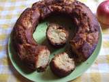 Gâteau aux pommes et chocolat blanc