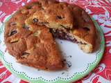 Gâteau aux quetsches, amandes et Mascarpone