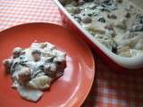 Gratin de bettes aux champignons d'Aurélie