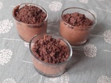 Mousse au chocolat au crumble de cacao