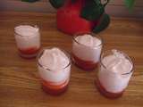 Mousse de fraises au mascarpone