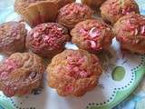 Petits cakes amandes et pralines roses