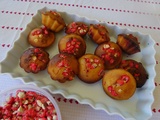 Petits cakes aux pralines roses