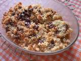 Poires en crumble coco et chocolat