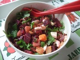 Salade de betteraves rouges