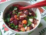 Salade de betteraves rouges et