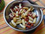 Salsifis aux lardons et tomates séchées