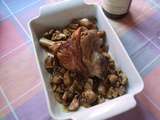 Souris d'agneau aux champignons