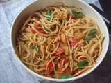 Spaghettis aux tomates cerises