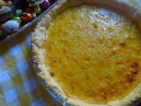 Tarte à la crème de pêches