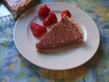 Tarte à la Ricotta et au coulis de fruits rouges