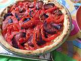 Tarte aux tomates et au chorizo