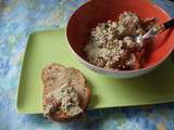 Tartinade aux tomates séchées et à la roquette