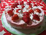 Vacherin vanille/ fraises